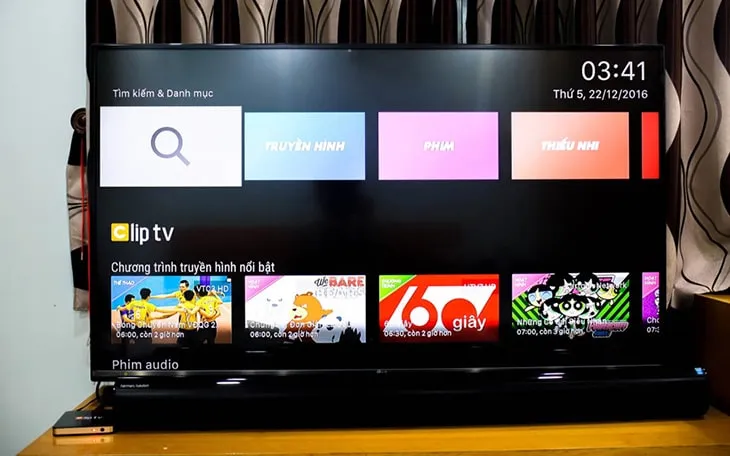 Giao diện cài đặt trực quan của Clip TV giúp người dùng dễ dàng kích hoạt dịch vụ chỉ trong chốc lát