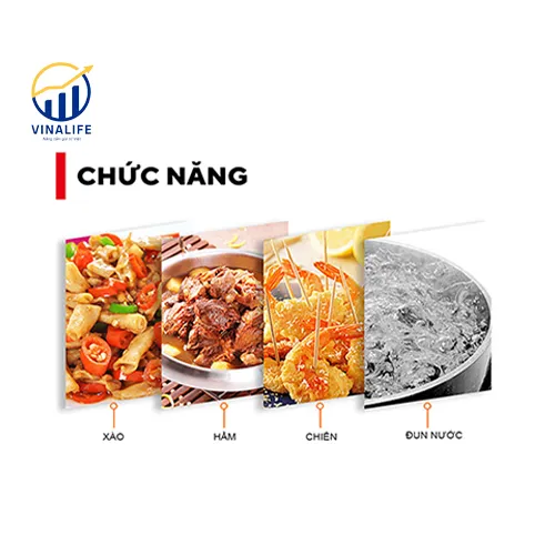 Hiệu năng đun nấu thực tế của bếp từ công nghiệp 5kw mặt phẳng