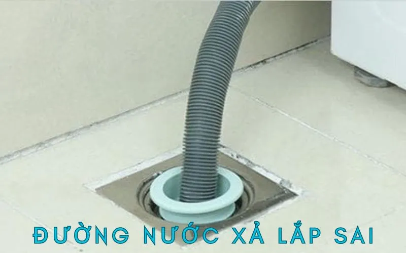 Cách bố trí ống xả để motor xả máy giặt Toshiba hoạt động tốt nhất