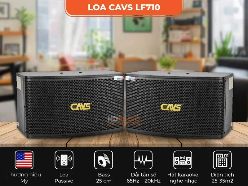 Loa CAVS LF710 tích hợp công nghệ phân tần tiên tiến