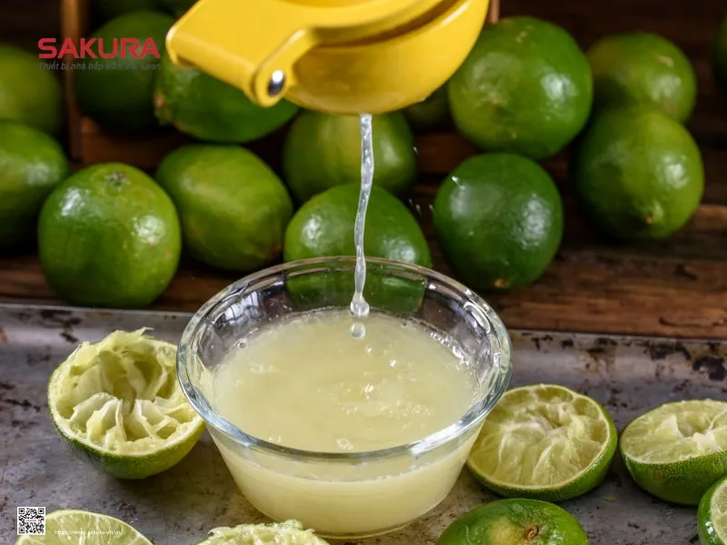 pha nước cốt chanh loãng