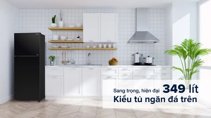 Tủ lạnh Hitachi Inverter 349 lít R-FVY480PGV0 GBK