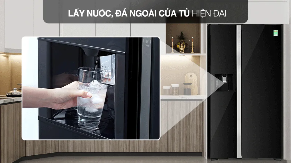 Lấy nước bên ngoài tiện lợi