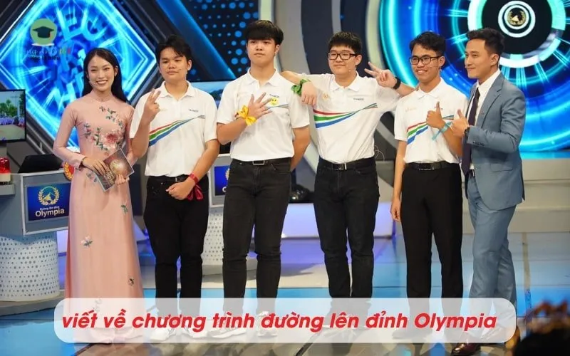 Viết về chương trình truyền hình yêu thích bằng tiếng Anh ngắn gọn - đường lên đỉnh Olympia