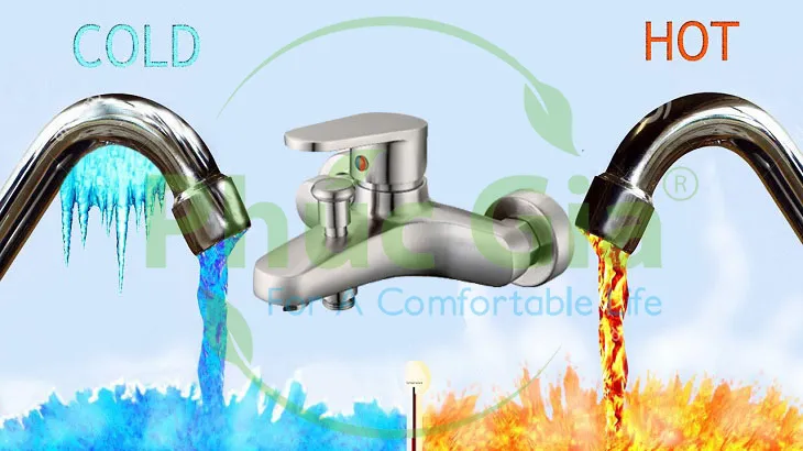 Vòi nước nóng lạnh và cách bố trí đường ống chuẩn kỹ thuật