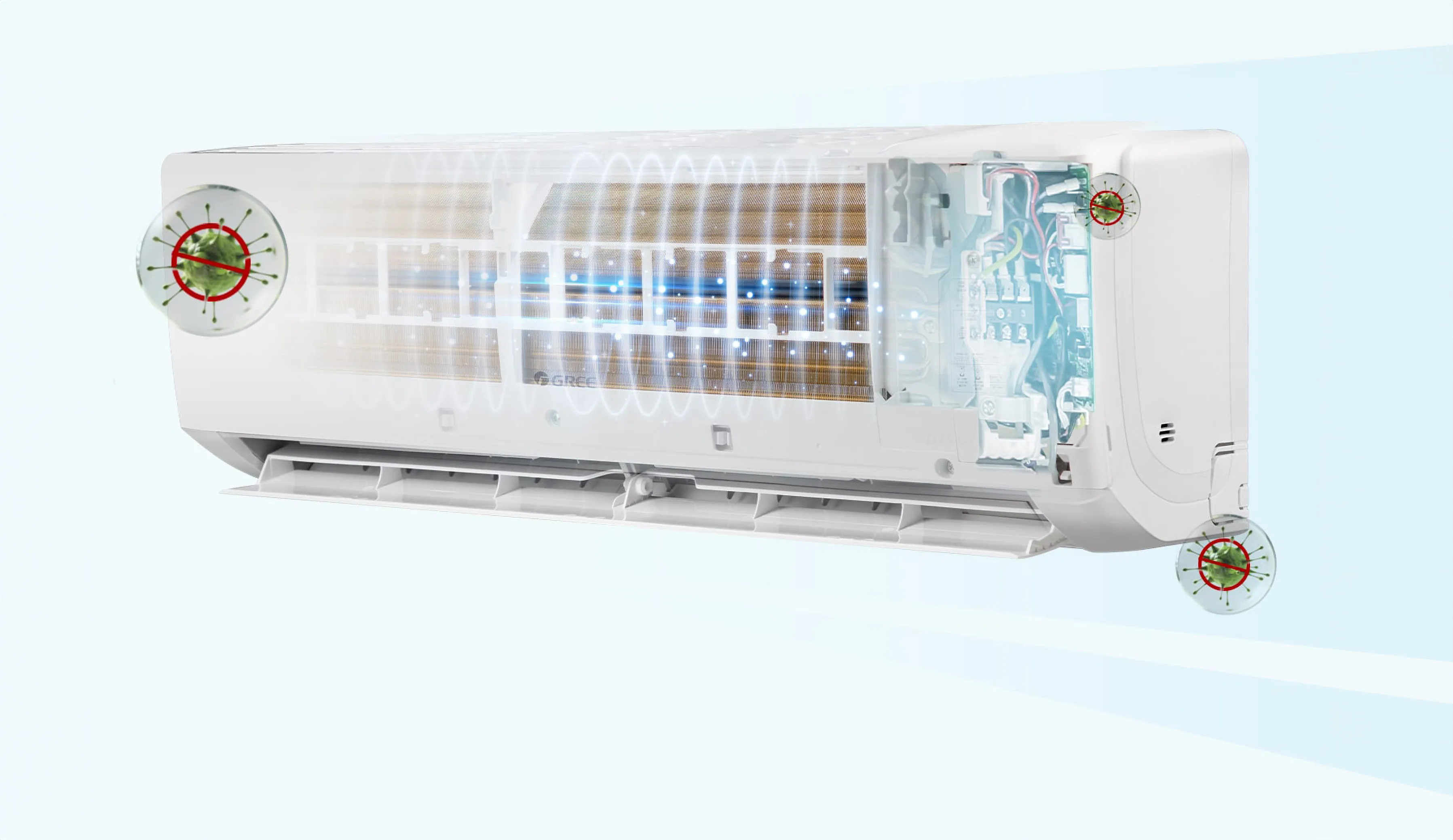 Tính năng X-Fan sấy khô dàn lạnh, diệt nấm mốc